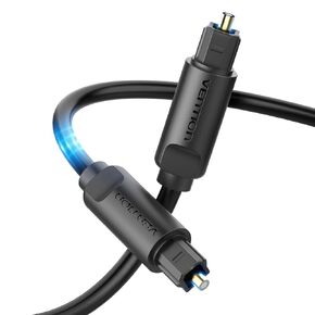 VENTION Digital Optical Audio Cable 3.3ft Fiber Toslink Audio Cord S/PDIF Port for Blu-ray CD DVD, Sound Bar,Smart TV, Home Theater, Xbox, PS4