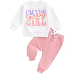 Kayotuas Baby Boy Birthday Outfit Toddler Fall Clothes Infant Birthday Boy Shirt & Pants Set Cute 2 Piece Cake Smash Outfits