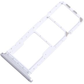 2X SIM Card Tray SD Card Holder Slot Replacement Compatible with Samsung Galaxy A05s SM-A057 (Silver)