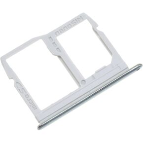 SIM Card Tray for LG Stylo 6 K71 SIM Card Holder for K71 SIM Card Slot Replacement for LMQ730TM LM-Q730TM Silver