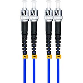5M FC to FC FC-FC Indoor Armored Duplex 9/125 SM Fiber Optic Cable Jumper Optical Patch Cord 5Meters 16ft Singlemode