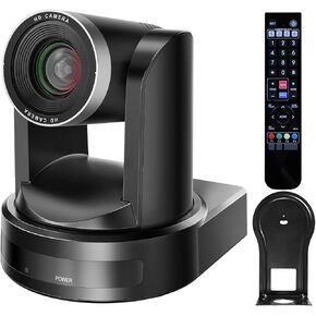 PTZ Camera 10X Optical Zoom Video with SDI Cameras, HDMI Camera Support PTZ Control and IP Live Streaming Output for Conferencing, Church