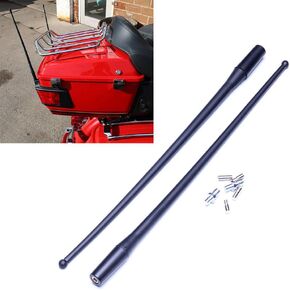 13'' Harley Short Antenna Mast Wrangler Antenna Flexible Rubber AM/FM for 1989-2017 Harley Electra Road Tour Ultra Classic/2007-2018 Wrangler