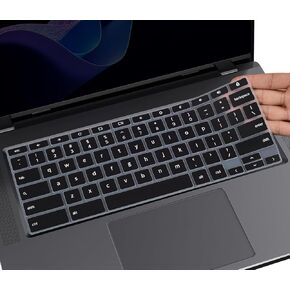 CaseBuy Keyboard Cover for Acer Chromebook Plus 314 514 CB314-4HT CB514-3HT CBE574 14", Acer Chromebook Plus 515 CB515 CBE595 15.6", Acer Chromebook Plus 516 CBG516 16" Laptop Skin -Black