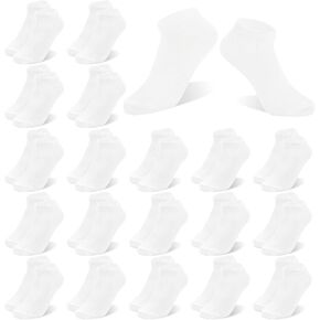 ZERULETS Kids Socks, 20 Pairs Boys Girls Low Cut Ankle Socks 1-13 Years | Short School Athletic Socks for Toddler, Soft, Breathable, White, Black, Grey, Fit for Daily, Casual, Sport in Saudi Arabia