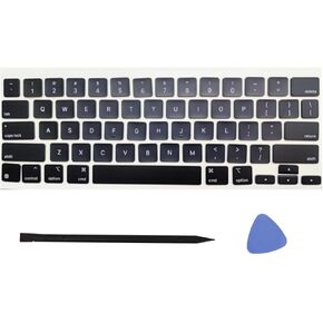 Replacement US Keyboard Full Set of Keycap Keys and Tool Applicable for ipad Pro/Air 11/12.9inch Magic Keyboard (MKH-2 White)