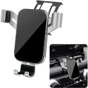 LUNQIN Car Phone Holder for 2019-2024 Toyota RAV4 LE XLE & 2019-24 RAV4 Hybrid LE XLE SE Woodland XLE Premium & 2019-24 RAV4 Prime SE Auto Accessories Best Cell Phones Mount Cellphone Mobile Stand