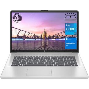 HP Essential Business Laptop, 17.3" FHD Display, Intel Core i5-1334U, 16GB RAM, 1TB PCIe M.2 SSD, Wi-Fi 6, Webcam, Backlit Keyboard, Windows 11 Pro, Silver