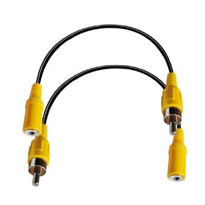(2-Pack RCA Cable,Gold Plated 3.5mm Female Mono Jack to RCA Male Adapter Cable, 3.5mm to RCA Adapter Cable for Speaker, Media Player, and so on- 25cm/10 Inch