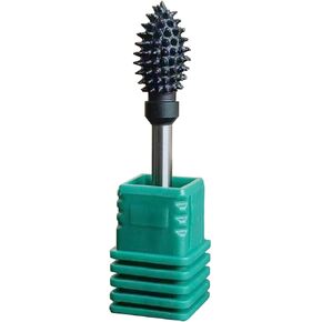Extreme Spikes Rotary Burr, 1⁄8" Shaft, Very Coarse - Woodworking Attachment for Dremel, Foredom, DeWalt, Milwaukee. Abrasive Tungsten Carbide (Cylindrical Shape)