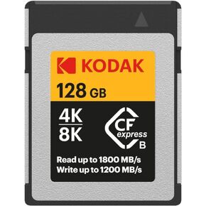 Kodak CFexpress Type B 1TB Memory Card with 1800MBps Read and 1400MBps Write (EKMCFX1TK)