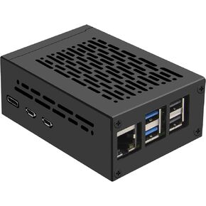 Geekworm PCIe Metal Case P580-V2 for X1005 & Raspberry Pi 5 & Active Cooler