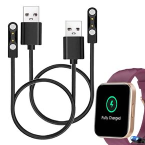 Smart Watch Cables Compatible with RUIMEN D1 1.85" Smartwatch, 2-Pack