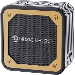 Waterproof Outdoor Bluetooth Speaker, ​15W Subwoofer Speaker，TWS Pairing,Portable Wireless Speaker with USB Port and TF Card Reader,for Home/Party/Outdoor/Beach, (Black Gray)