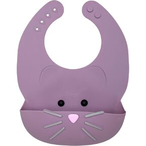 melii Silicone Weaning Bib for Babies & Toddlers, Large Food Catcher