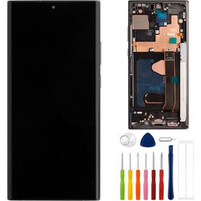 Support Fingerprint Little Size OLED Digital Display Compatible with Samsung Galaxy Note 20 Ultra 5G SM-N986B, SM-N986B/DS 6.9" LCD Display Touch Screen Assembly with Tools（with Frame）