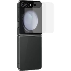 SAMSUNG Galaxy Z Flip5 FlipSuit Phone Case, Clear Protective Cover with Interchangeable Interactive Cards to Match Cover Screen, US Version, EF-ZF731CTEGUS, Transparent