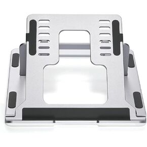 Vortex D24-3 Cooling Ergonomic Laptop Tablet Stand Support Adjustable Height Multi-Angle Portable Foldable Aluminum Laptop Riser for MacBook Air/Pro and More Notebooks 10-17.3"-Grey