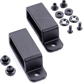 Closed Belt Loops for Holster Making - (w/Slotted Mounting Holes) - (includes Mounting Hardware - SPUMA) - (Choose Belt Size) - (2 Pack)