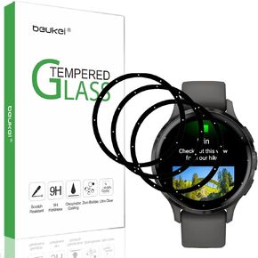 beukei ( 3 Pack Designed for Garmin Venu 3S Screen Protector, Anti Scratch, Bubble Free