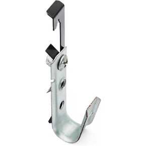 3/4 Inch J-Hook Cable Support - Batwing Mount, Heavy Duty Galvanized Steel Cable Hooks for Hanging Attaching Ceiling Wire Threaded Rod, 3/4" Batwing J-Hook, 20 Pack