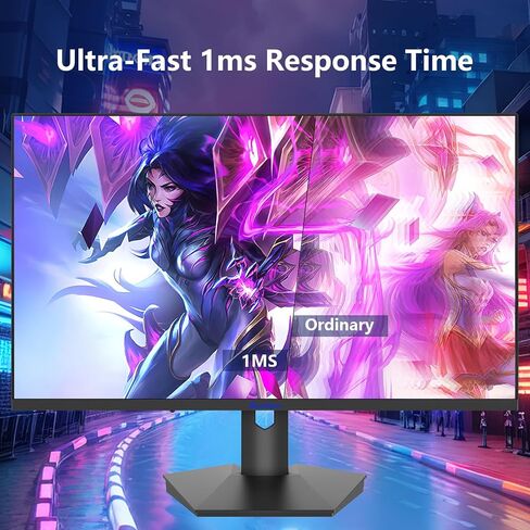 27inch Gaming Monitor - 1ms 360Hz 1080p Flat IPS, HDR10 Height/Tilt/Swivel/Pivot Adjustable RGB Anti-Glare Display, HDMI/DP, FreeSync, G-Sync, 400 cd/m² Bright LEDs in Saudi Arabia