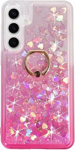Galaxy S24 Plus Case, Galaxy S24 Plus Glitter Case Clear Sparkle Floating Liquid Soft TPU Cushion Luxury Fashion Girly Women Cute Case for Samsung Galaxy S24 Plus (Christmas Tree) in Saudi Arabia