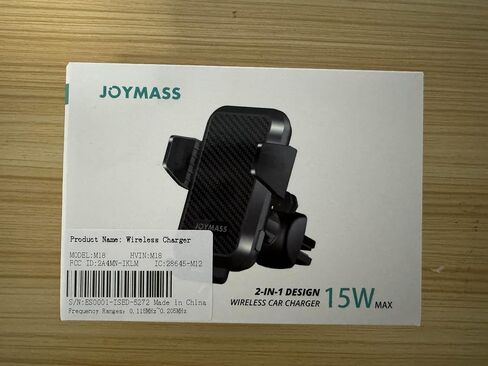 شاحن سيارة لاسلكي، JOYMASS 15 وات شحن سريع، حامل للهاتف الخلوي، حامل للهاتف الخلوي لهاتف iPhone 15 14 13 12 Mini Pro Max، Samsung Galaxy S24 Ultra S23 S22 S21+ Note 20، إلخ - وردي in Kuwait