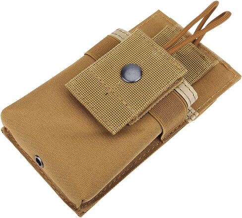 Alomejor 1 قطعة حقيبة اسلكية تخاطب الحقيبة حامل راديو محمول حافظة متعددة الوظائف حامل الحقيبة للهاتف GPS اتجاهين راديو لاسلكي تخاطب (لون الطين) in Kuwait