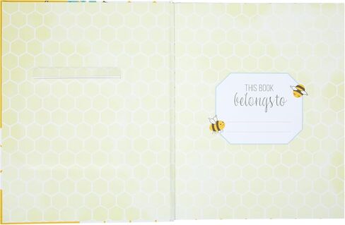 C.R. Gibson Little Moon First 5 Years Gender Neutral Baby Memory Book, 8.75" W x 11.3" L with 48 Guided Pages, Multicolor in Saudi Arabia