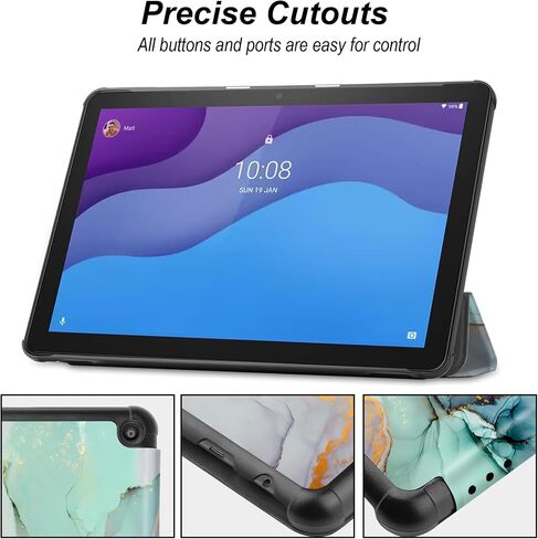 Famavala Shell Case Cover for 10.1" All-new Fire HD 10 / Fire HD 10 Plus Tablet [11th Generation, 2021 Release] (LuckyTree) in Saudi Arabia