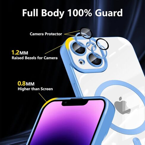 Magnetic for Samsung Galaxy S23 Case, Luxury Cute Soft TPU Magnetic Anti-Scratch Anti-Yellowing Slim Fit Glossy Shockproof Case for Samsung Galaxy S23 Case, Black(8-19) in Saudi Arabia
