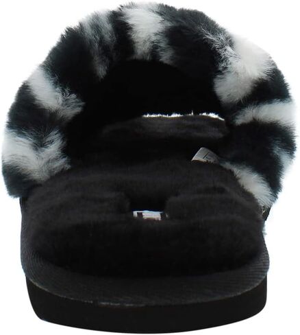 PUMA Women's Fluff Wild Slides, Black White, 7 Medium US in Saudi Arabia