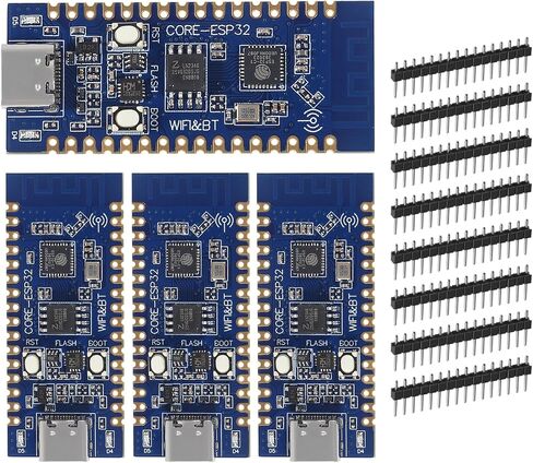 4 قطع ESP32 C3 ميكروكنترولر ESP32-C3 ESP32 USB C لوحات تطوير تصل إلى 160 ميجاهرتز، فلاش 4 ميجابايت، 384 كيلو بايت روم يدعم واي فاي، بلوتوث، BLE متوافق مع Arduino IDE in Saudi Arabia