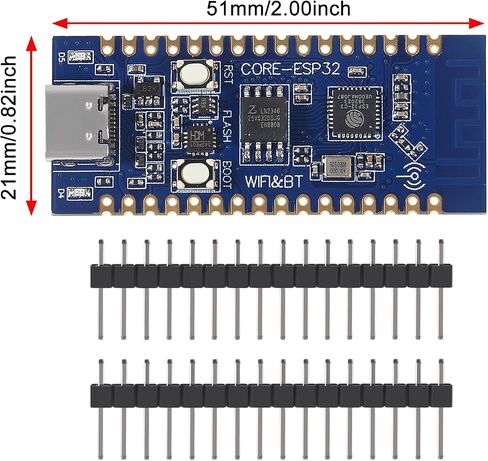 4 قطع ESP32 C3 ميكروكنترولر ESP32-C3 ESP32 USB C لوحات تطوير تصل إلى 160 ميجاهرتز، فلاش 4 ميجابايت، 384 كيلو بايت روم يدعم واي فاي، بلوتوث، BLE متوافق مع Arduino IDE in Saudi Arabia