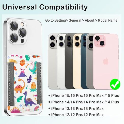 for Magsafe Wallet, Magnetic Card Wallet Holder with Mag Safe Design Card Slots for iPhone 16/15/14/13/12 Series, Strong Magnet Leather Wallet, Ultra Slim, Fit 6 Cards, Floral Flower in Saudi Arabia