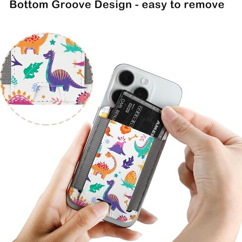 for Magsafe Wallet, Magnetic Card Wallet Holder with Mag Safe Design Card Slots for iPhone 16/15/14/13/12 Series, Strong Magnet Leather Wallet, Ultra Slim, Fit 6 Cards, Floral Flower in Saudi Arabia
