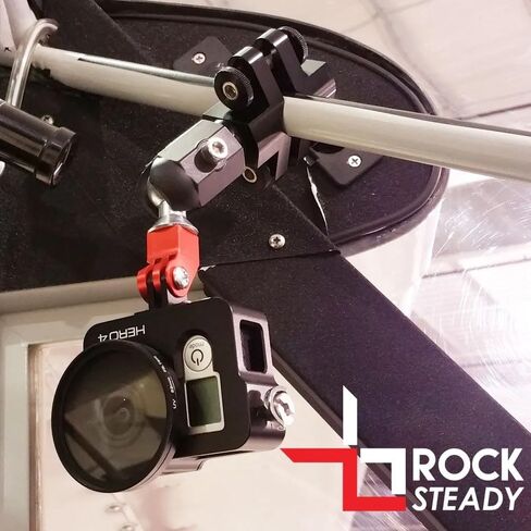 Rock Steady Slim Clamp Camera Mount Compatible with GoPro and GoPro Style Cameras - Airplane Car RV Truck Boat in Saudi Arabia
