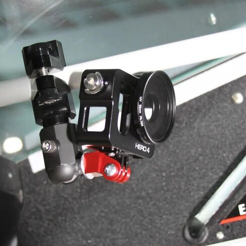 Rock Steady Slim Clamp Camera Mount Compatible with GoPro and GoPro Style Cameras - Airplane Car RV Truck Boat in Saudi Arabia