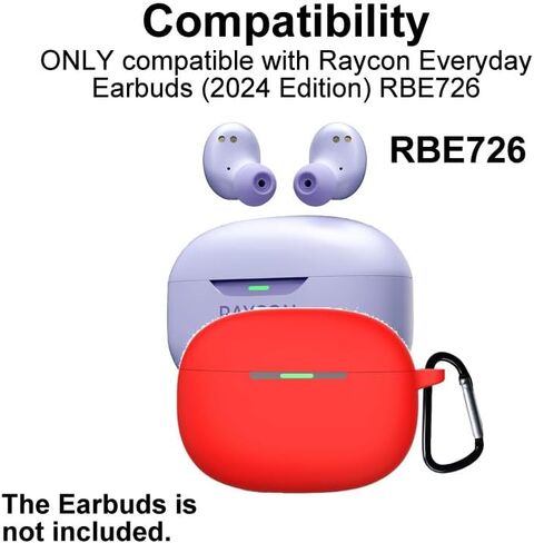 غطاء حماية من السيليكون متوافق مع سماعات الأذن Raycon Everyday Earbuds (إصدار 2024) RBE726 True Wireless Earbuds in Kuwait