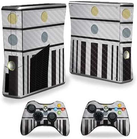 MightySkins Carbon Fiber Skin for Xbox 360 S Console - Balling | Protective, Durable Textured Carbon Fiber Finish | Easy to Apply, Remove, and Change Styles | Made in The USA in Saudi Arabia