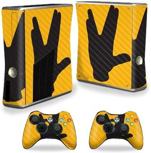 MightySkins Carbon Fiber Skin for Xbox 360 S Console - Balling | Protective, Durable Textured Carbon Fiber Finish | Easy to Apply, Remove, and Change Styles | Made in The USA in Saudi Arabia