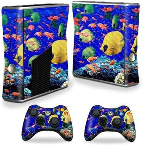 MightySkins Carbon Fiber Skin for Xbox 360 S Console - Balling | Protective, Durable Textured Carbon Fiber Finish | Easy to Apply, Remove, and Change Styles | Made in The USA in Saudi Arabia