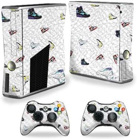MightySkins Carbon Fiber Skin for Xbox 360 S Console - Balling | Protective, Durable Textured Carbon Fiber Finish | Easy to Apply, Remove, and Change Styles | Made in The USA in Saudi Arabia