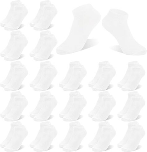 Kids Socks, 20 Pairs Low Cut Ankle Socks Short Athletic Socks for Boys Girls Toddler 1-13 Years in Saudi Arabia