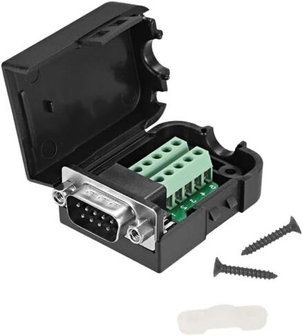 Fielect D-sub DB9 لوحة القطع موصل 9 دبوس 2 صف أنثى RS232 المنفذ التسلسلي لحام محطة كتلة محول 1 قطعة in Saudi Arabia