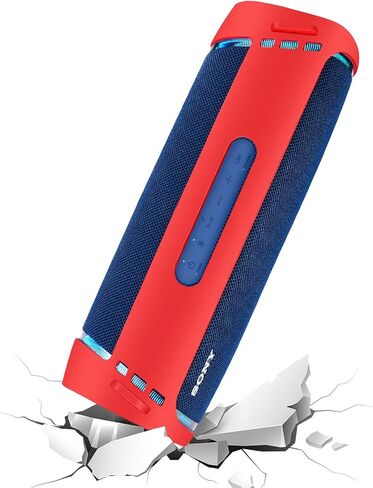 Flexible Carrying Case Protect Pouch Sleeve Protector Cover Travelling Case for Sony SRS-XB43 Extra BASS Wireless Portable Speaker (Blue) in Saudi Arabia