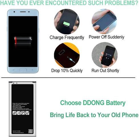 for Samsung Galaxy J7 POP(2017) J7 Prime SM-J727U Replacement Battery EB-BJ710CBE EB-BJ710CBU EB-BJ710CBZ EB-BJ710CBK in Saudi Arabia