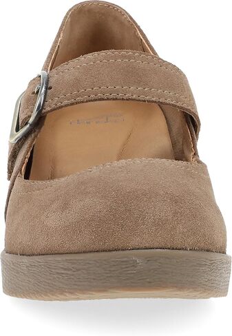 Dansko Sandy Wedge Mary Jane for Women - Durable Waterproof Leathers and Leather-Stacked Heel - Adjustable Hook & Loop Strap with Buckle Detail in Saudi Arabia