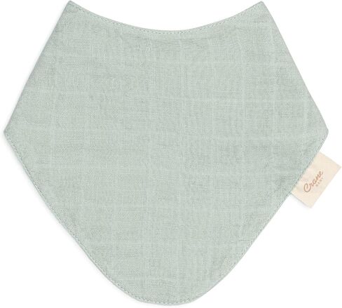 Crane Baby 100% Organic Cotton Baby Bibs, 3-pc. Set, Bunny Pattern for Boys, Girls, Unisex, Feeding, Drooling, Teething Bibs in Saudi Arabia